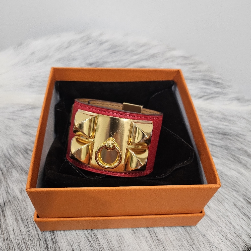 Brand New! Hermes Collier de Chien Bracelet Size Small